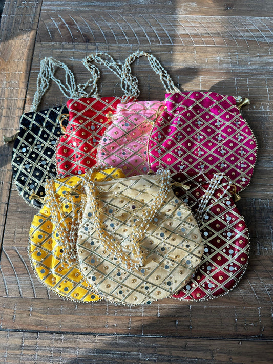 Sheesha Potli Bag - 5 Pack - Kaur Bridal