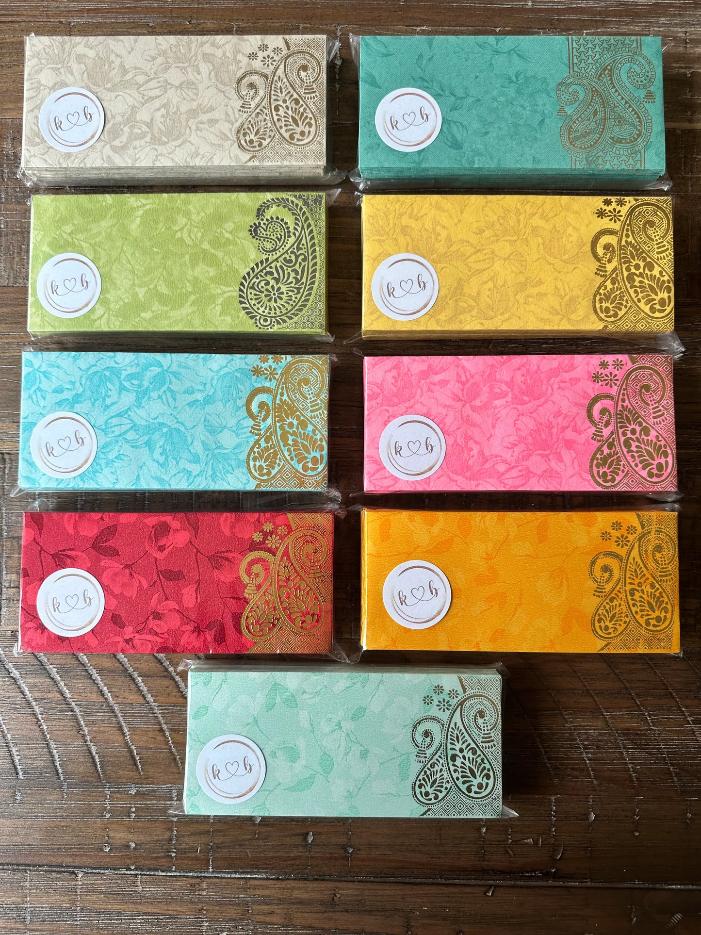 Paper Paisley Shagun Envelopes - Pack of 25