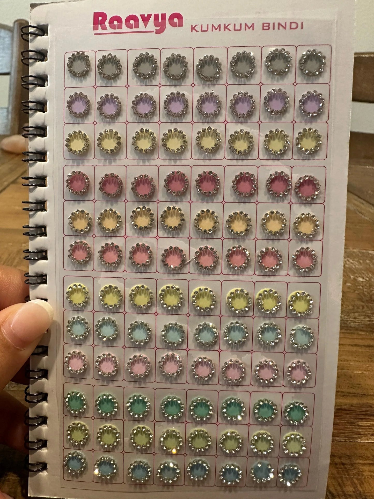 PASTELS Stone Work Circle Bindi Book