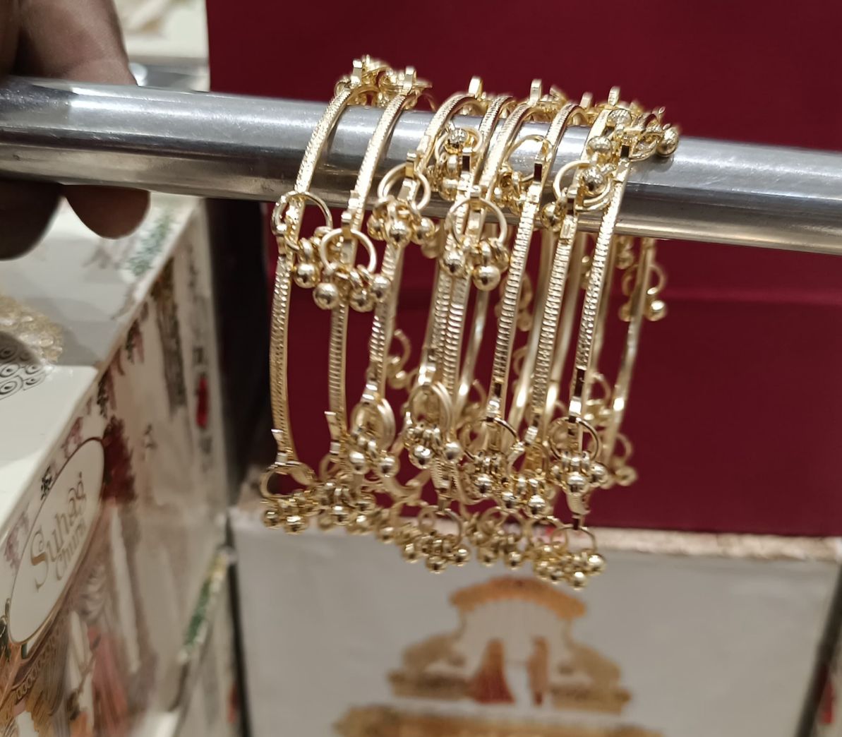 Ghungroo Kashmiri Bangles 8pack