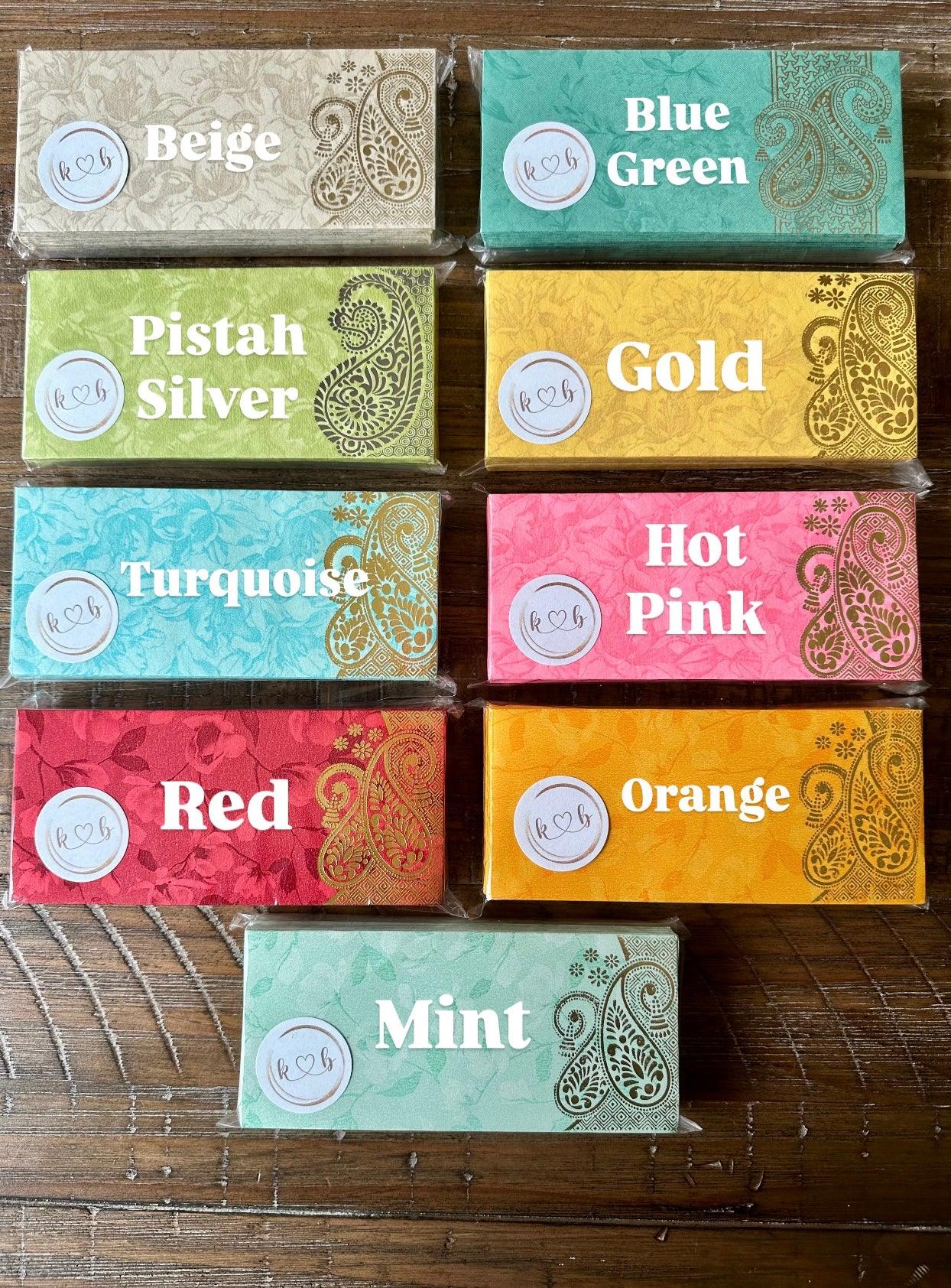 Paper Paisley Shagun Envelopes - Pack of 25