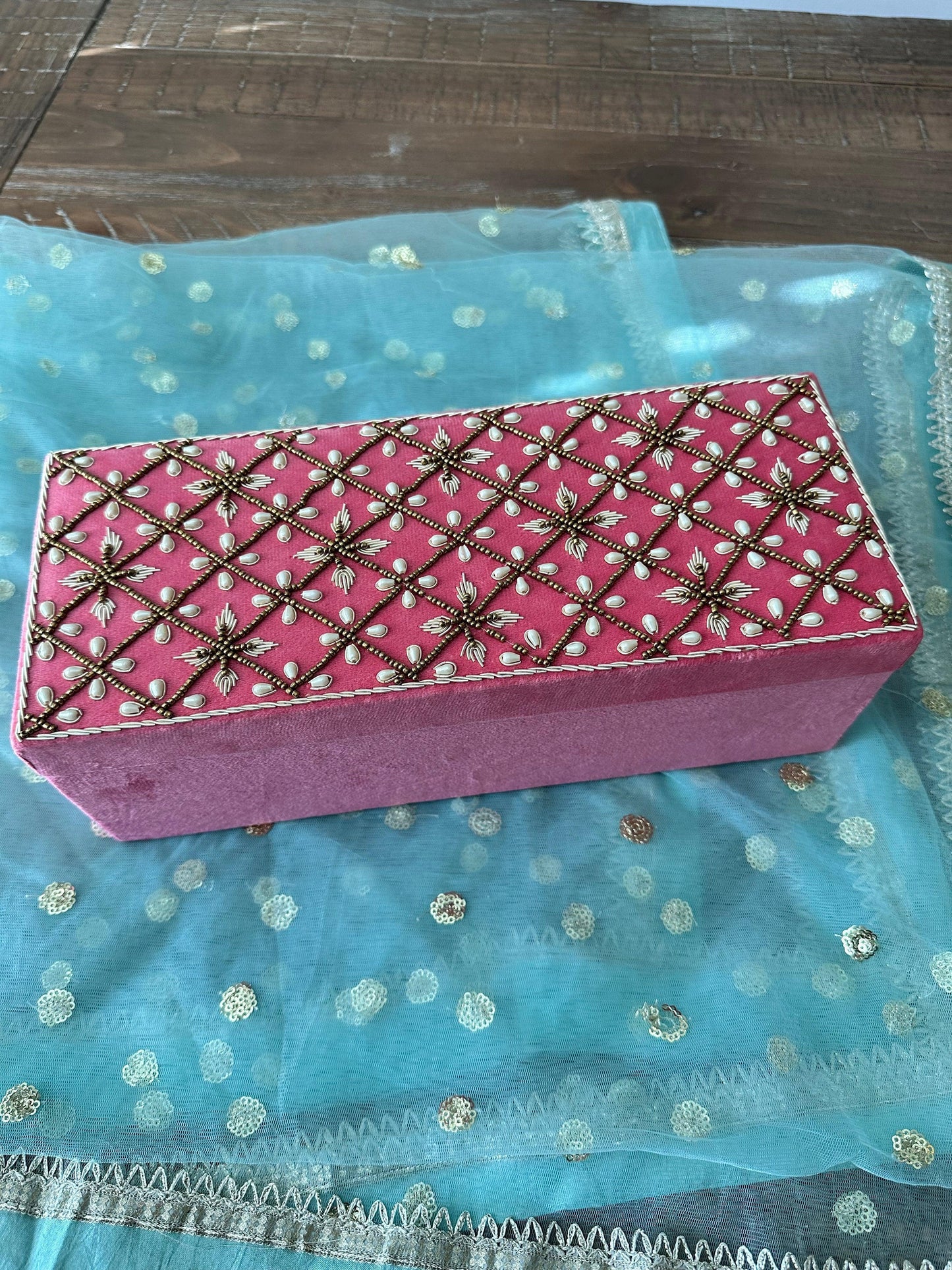 Beaded Bangles Box | Chooda Box - Kaur Bridal