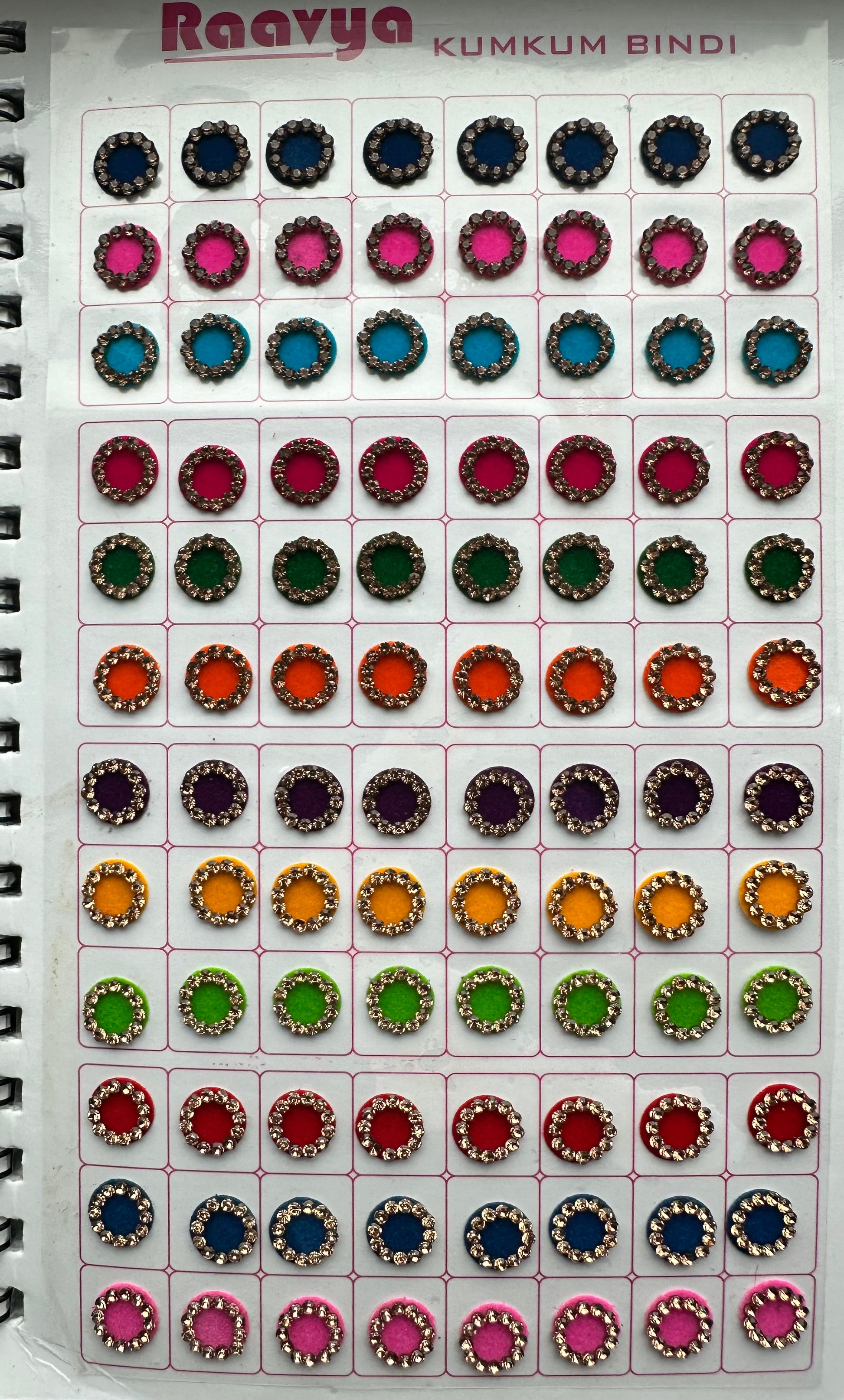 Stone Work Circle Bindi Book - Kaur Bridal