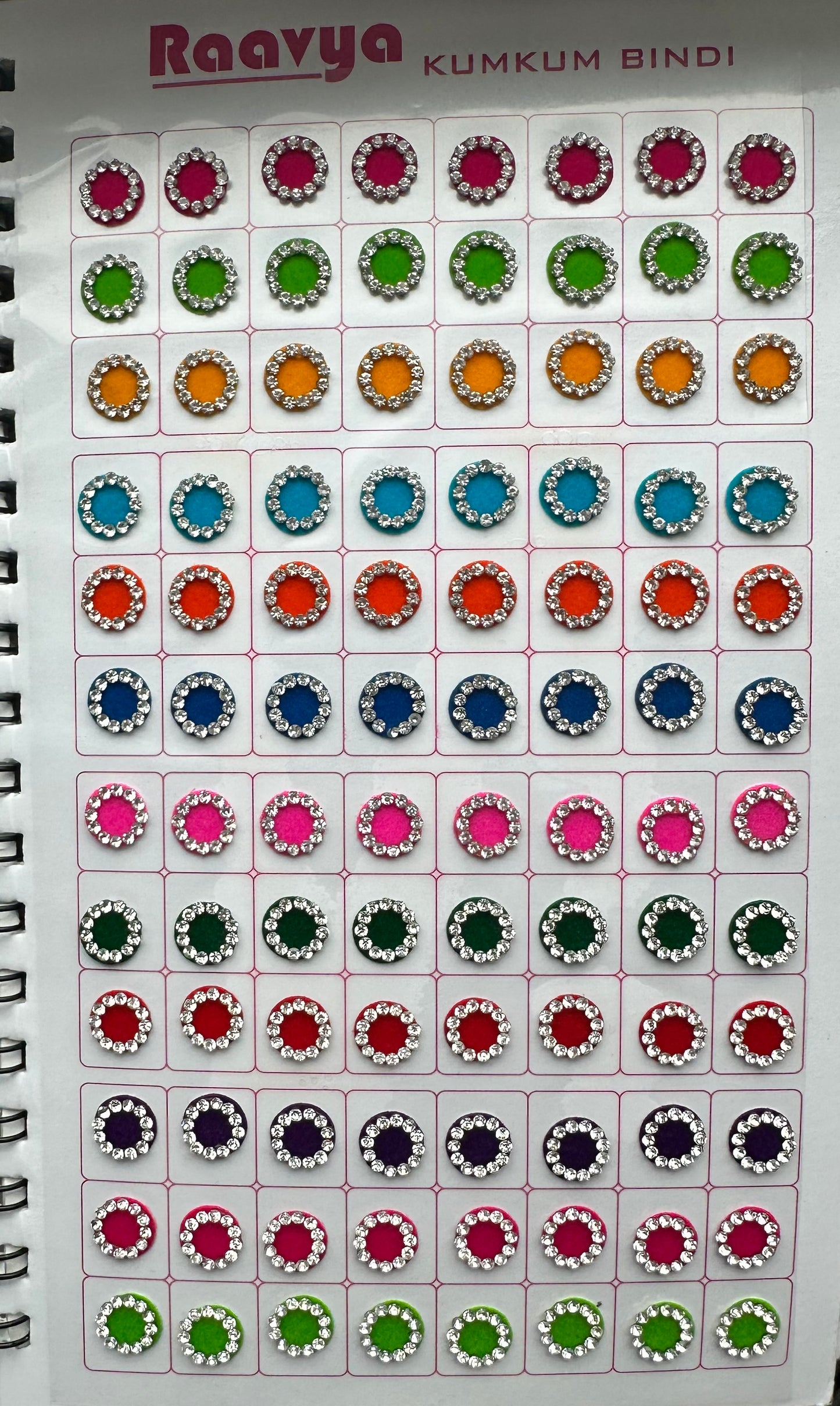 Stone Work Circle Bindi Book - Kaur Bridal