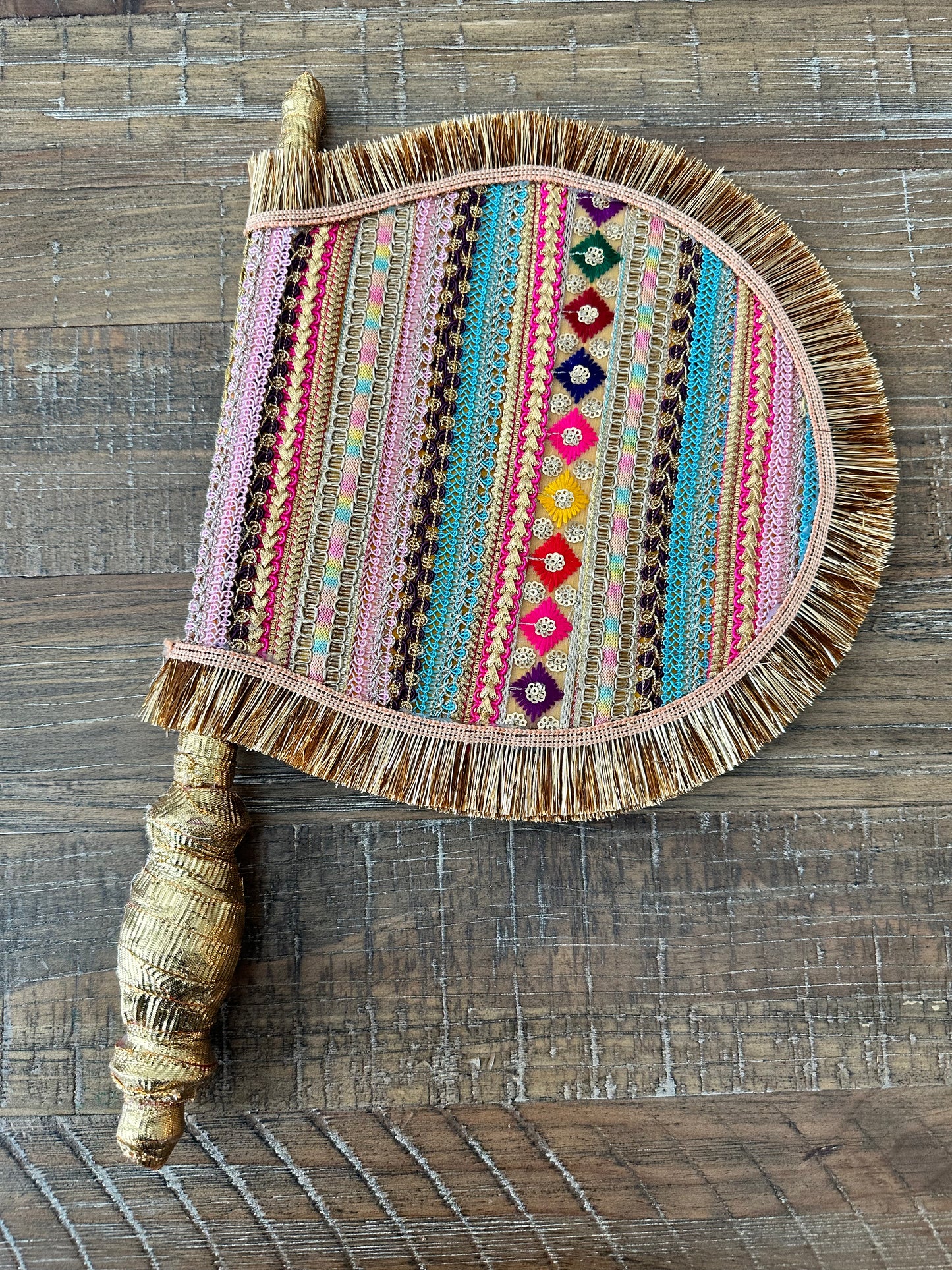 Pakhi Hand Fan - Kaur Bridal