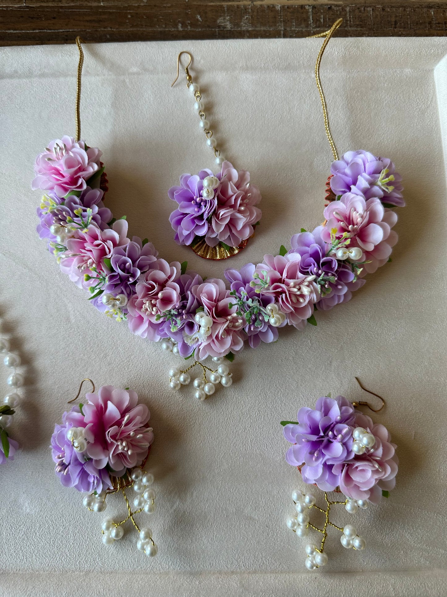 Floral Jewelry- Pastel Purple