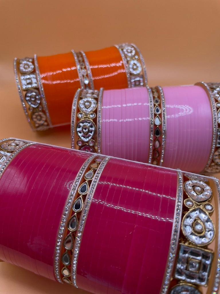 Kundan and Mirror Work Choora - Kaur Bridal