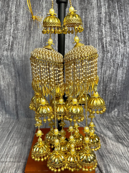 Gold Ghungroo Kaleera - Kaur Bridal