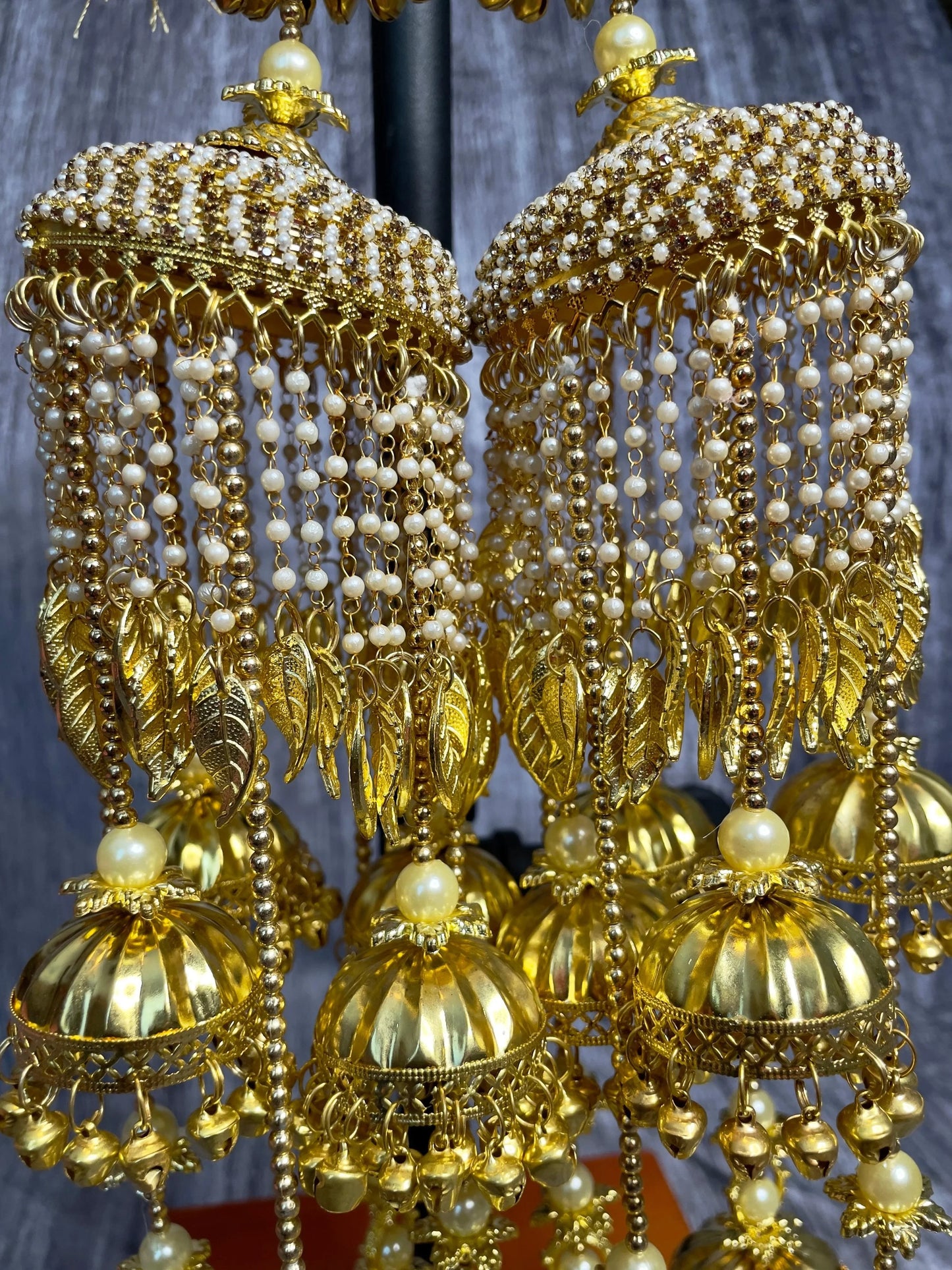 Gold Ghungroo Kaleera - Kaur Bridal