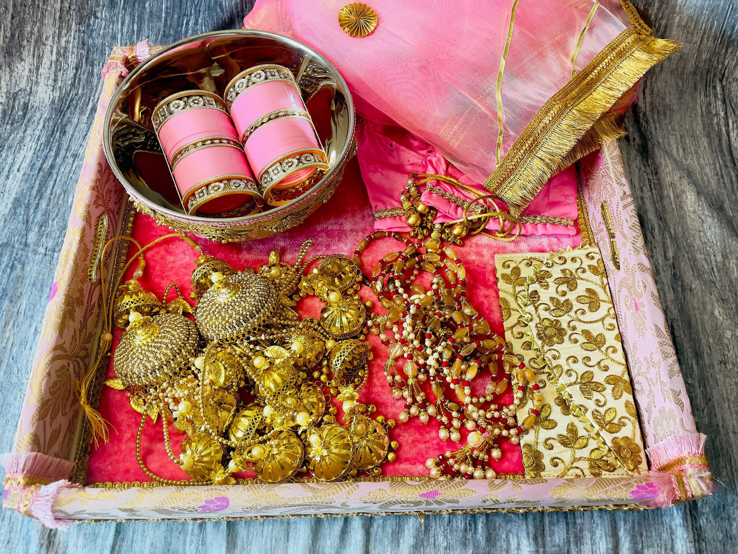 Tray with Cover - Kaur Bridal