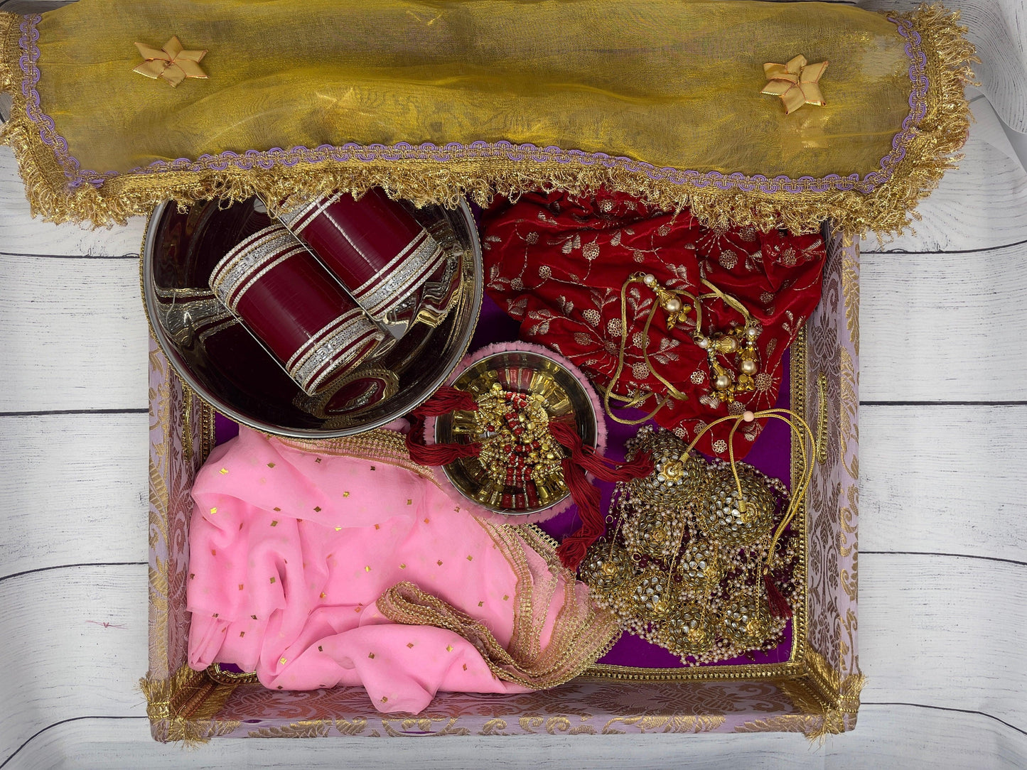 Tray with Cover - Kaur Bridal