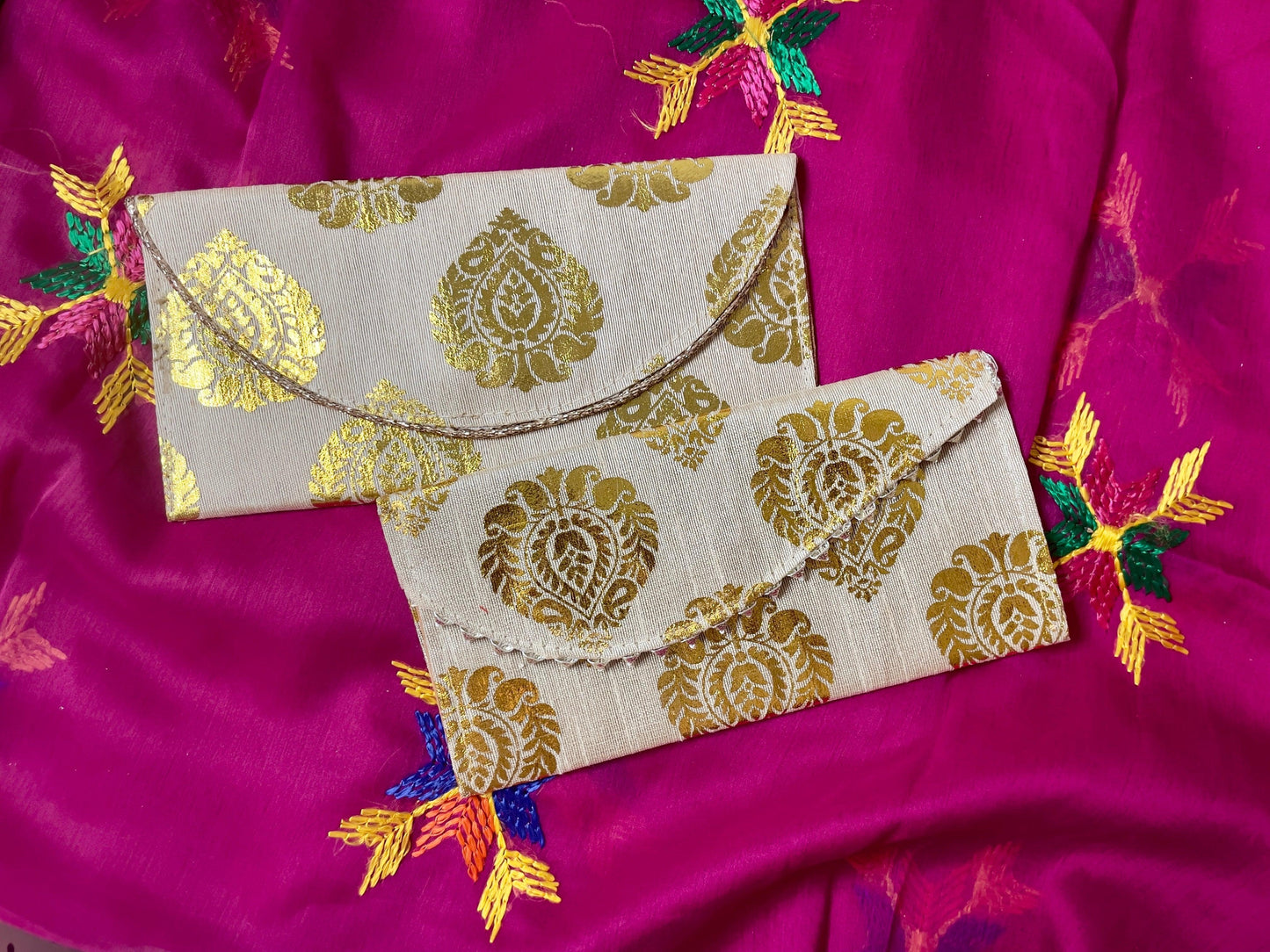Gold Foiled Shagun Envelopes - Kaur Bridal