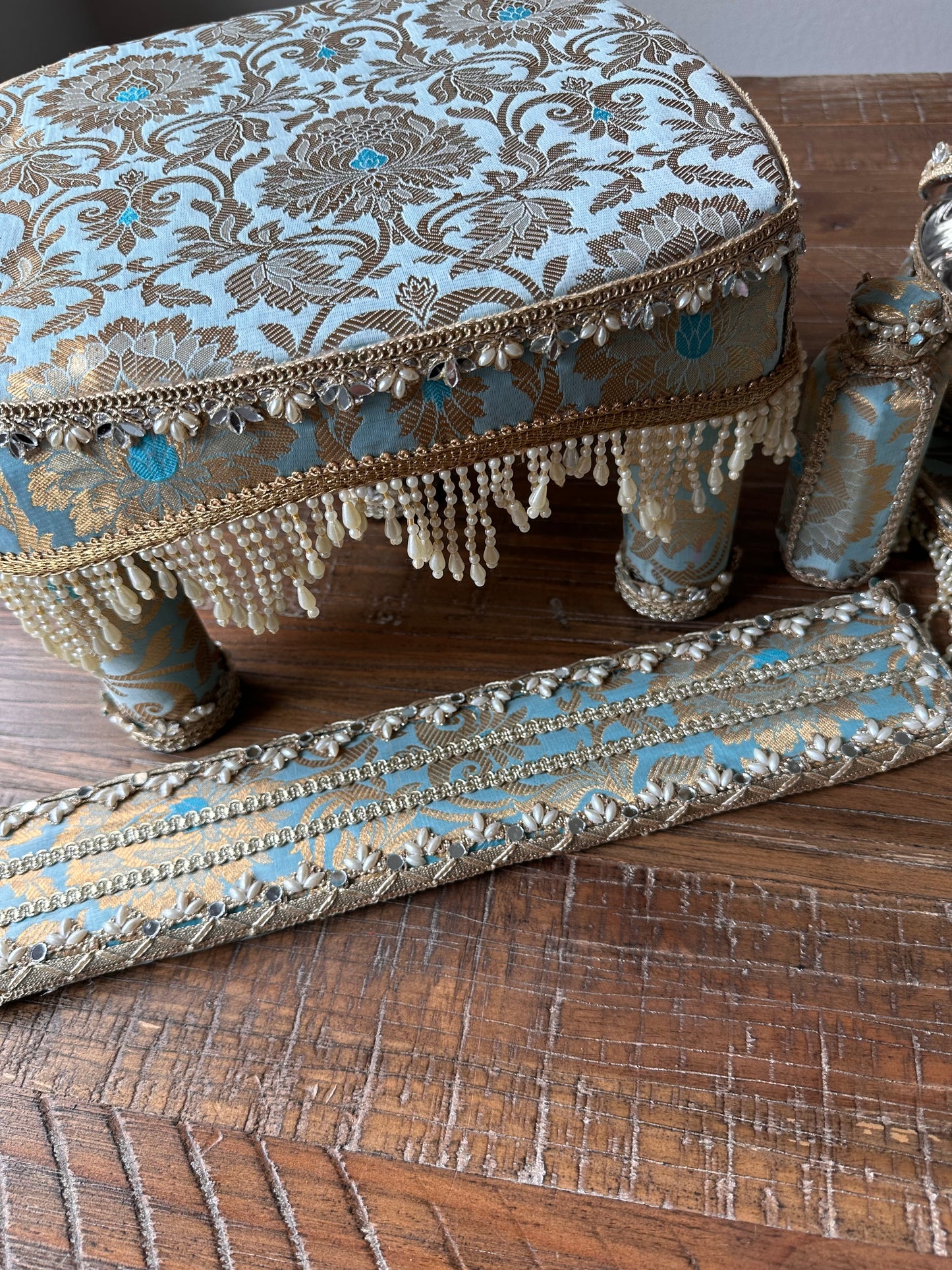 Baby Blue Maiyaan Set | Haldi & Maiyan Ceremony Essentials