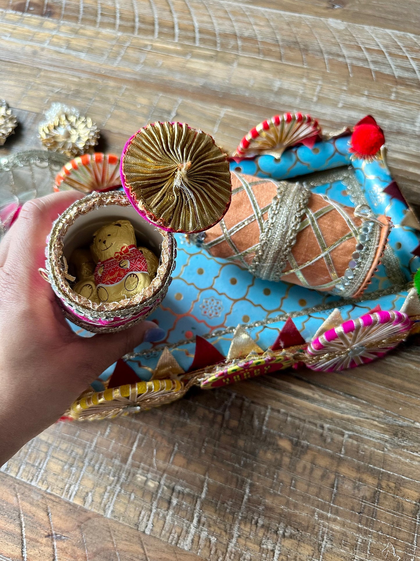 Lohri Cart with 2 Dholkis