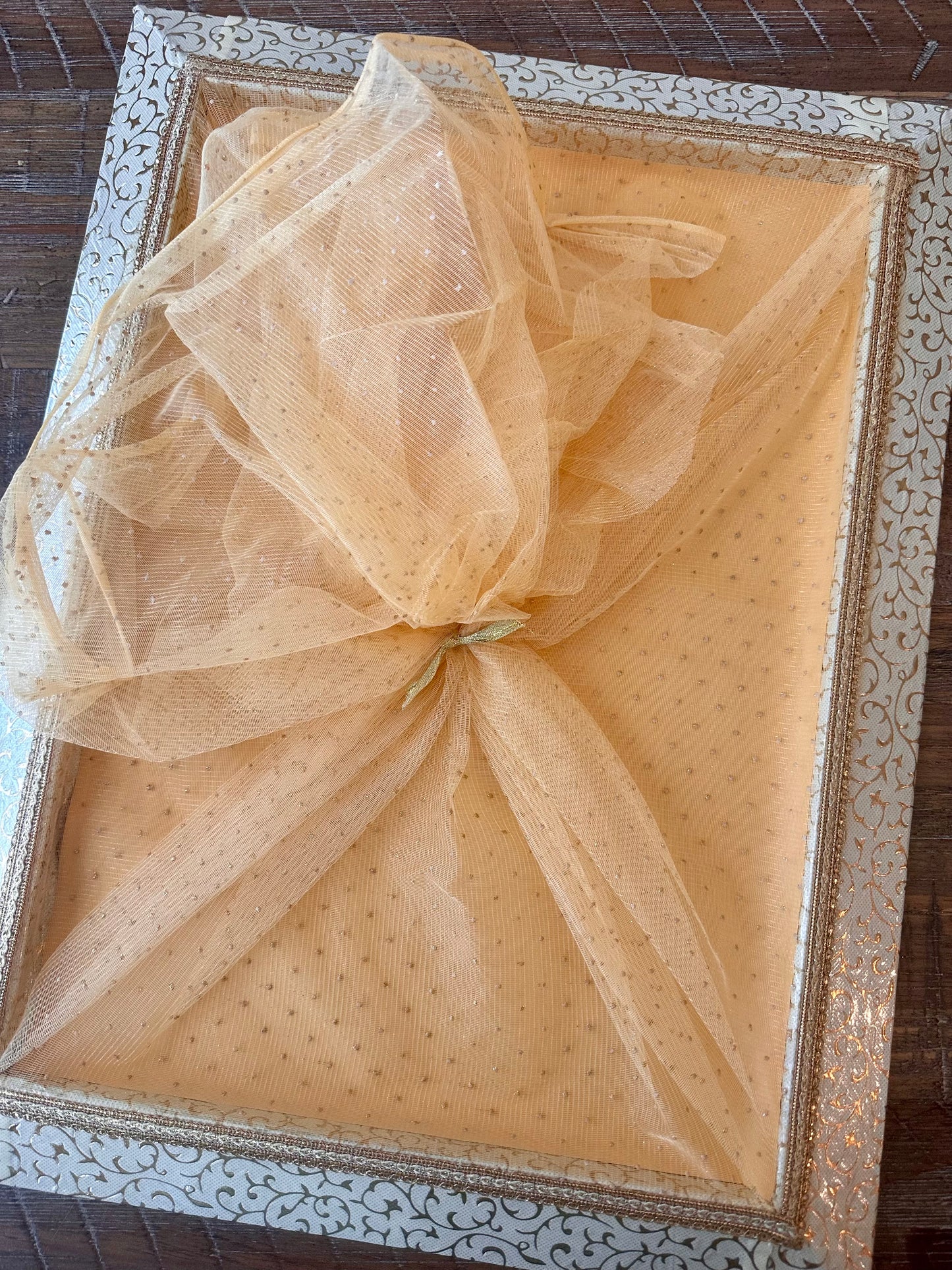 Gifting Trays with Organza Covers