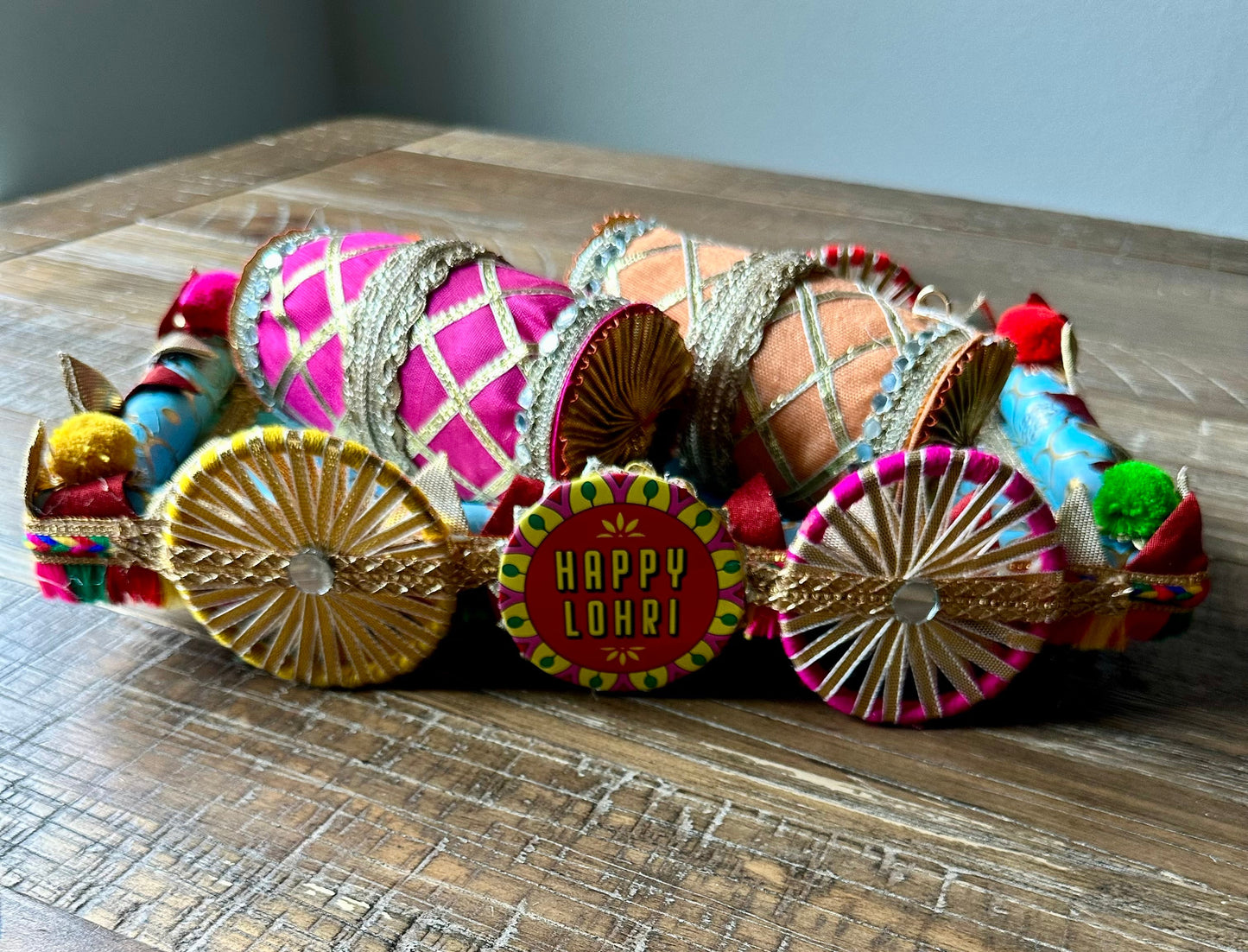 Lohri Cart with 2 Dholkis