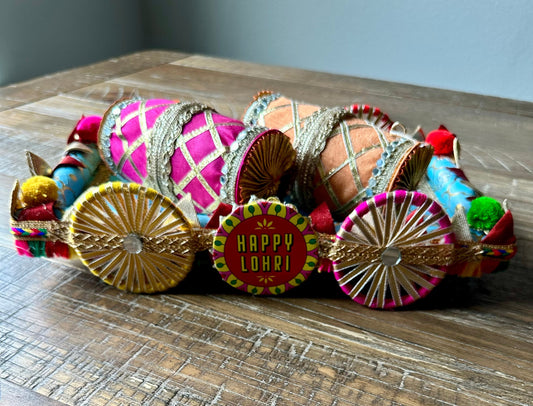 Lohri Cart with 2 Dholkis