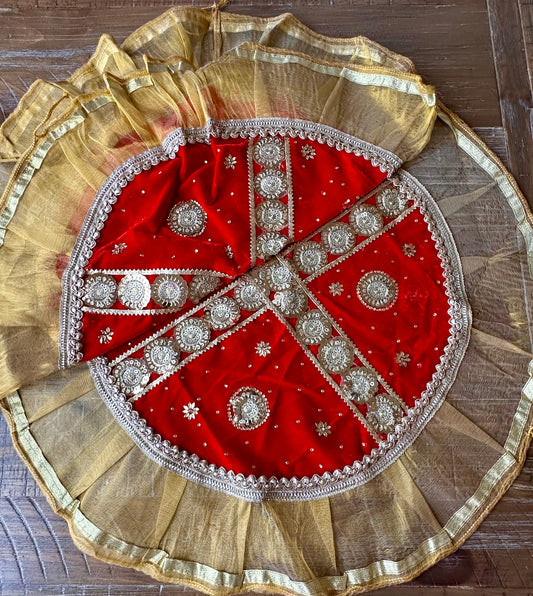 Riya Red Shagun Lap Potli Set | Wedding
