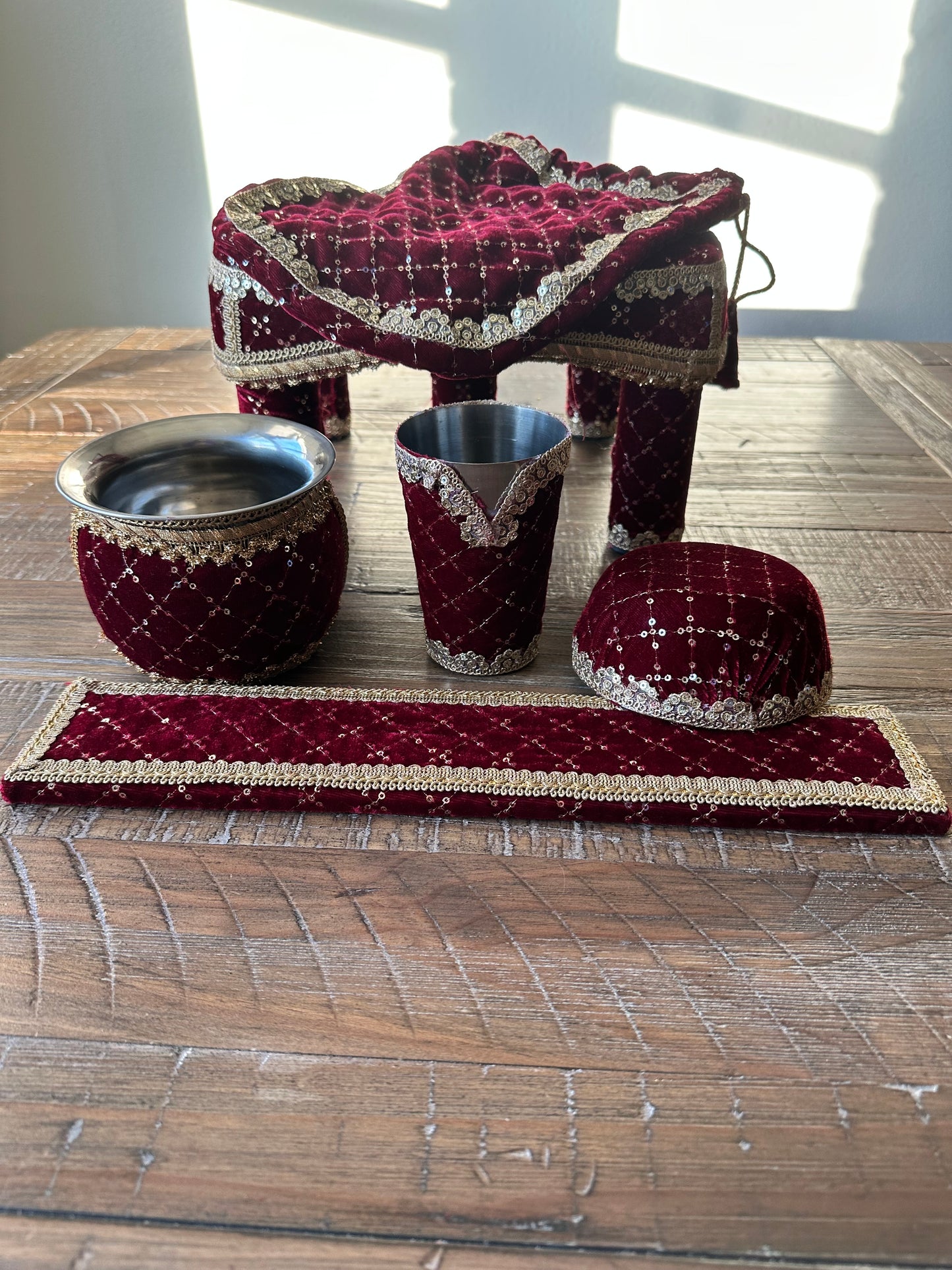 Maroon Maiyan Set