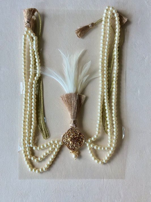 Kalgi & Mala Set | Groom Wedding Accessories
