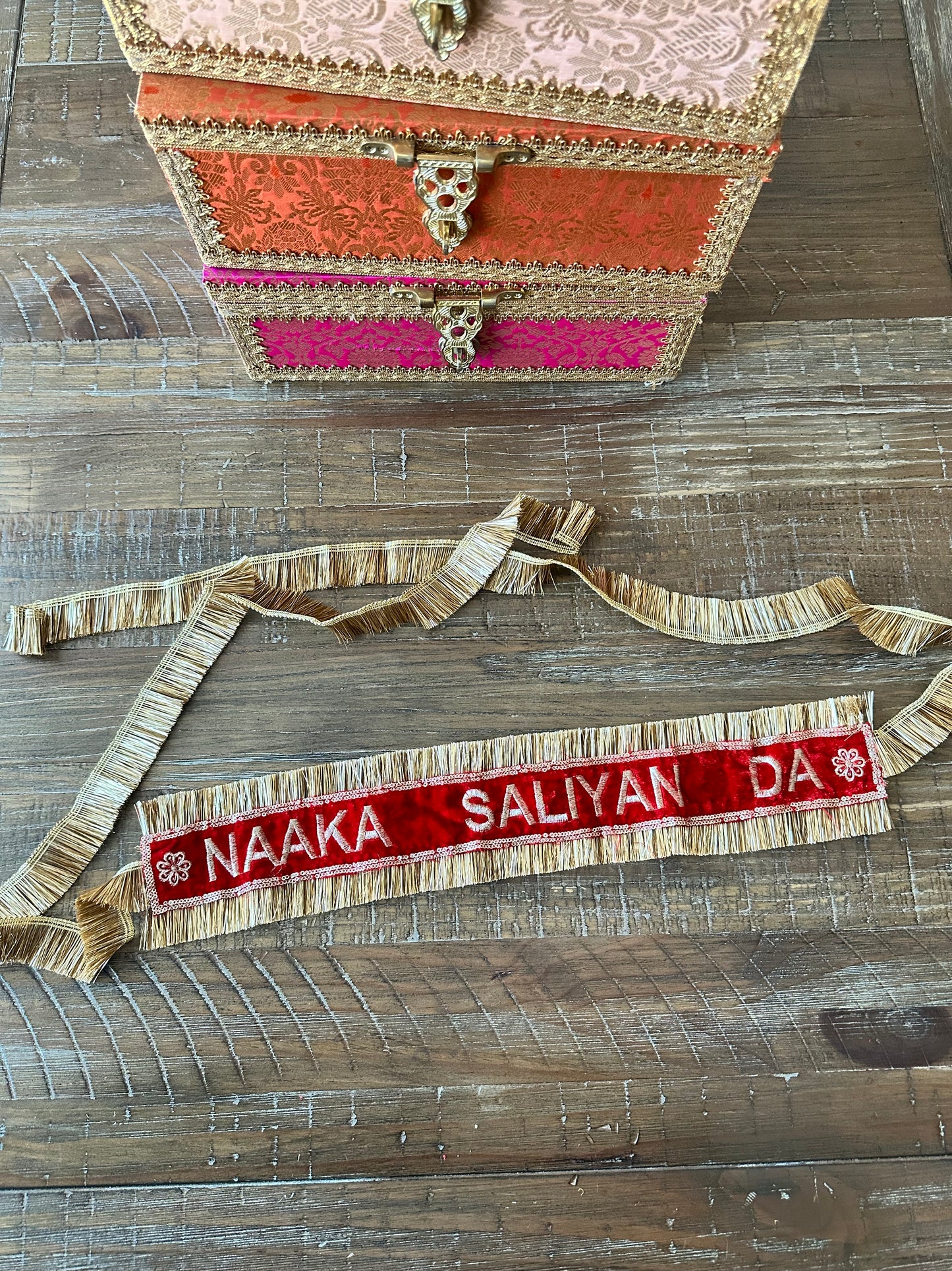 Embroidered Welcome Ribbon