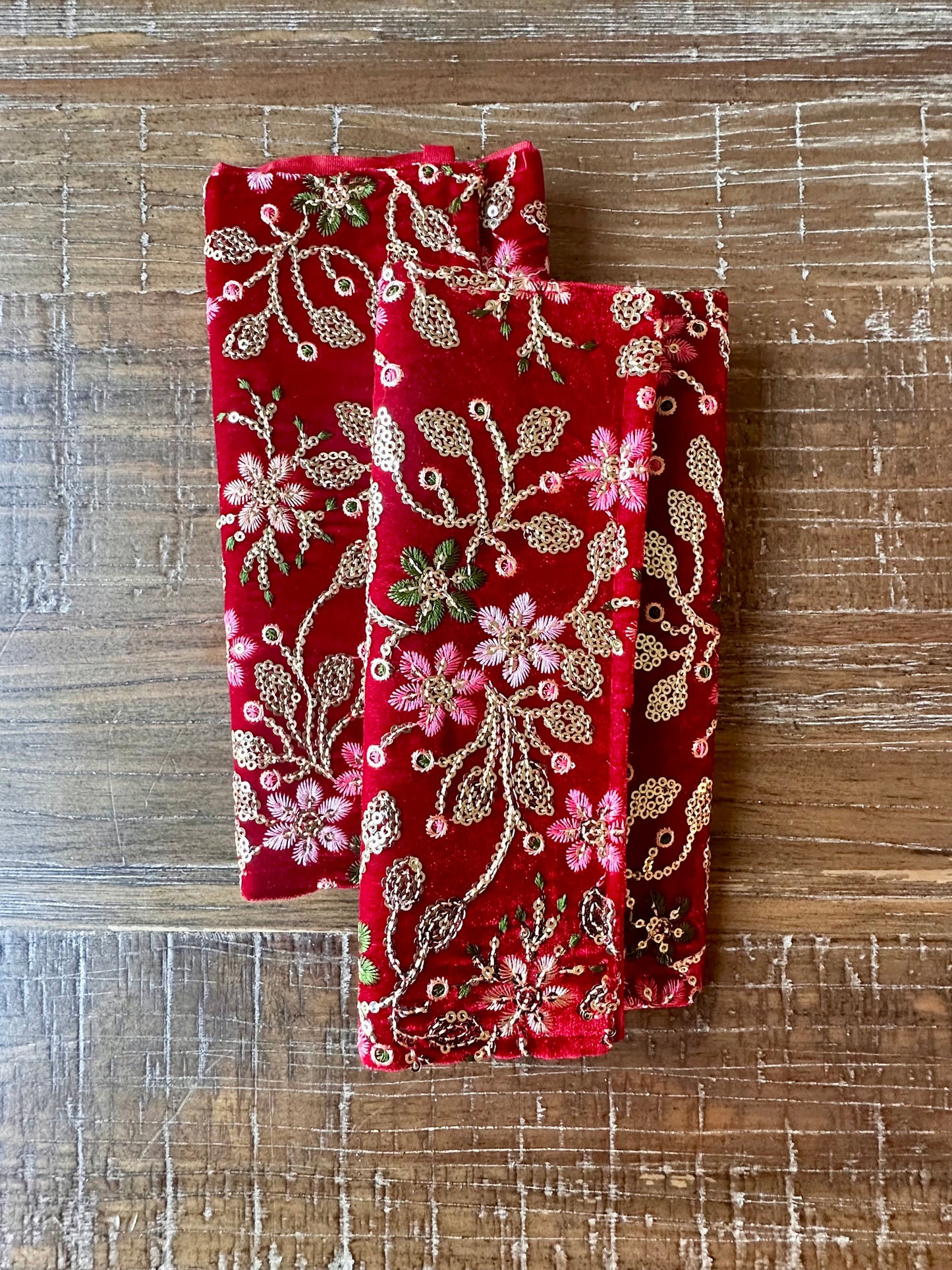 Floral Embroidery Envelopes
