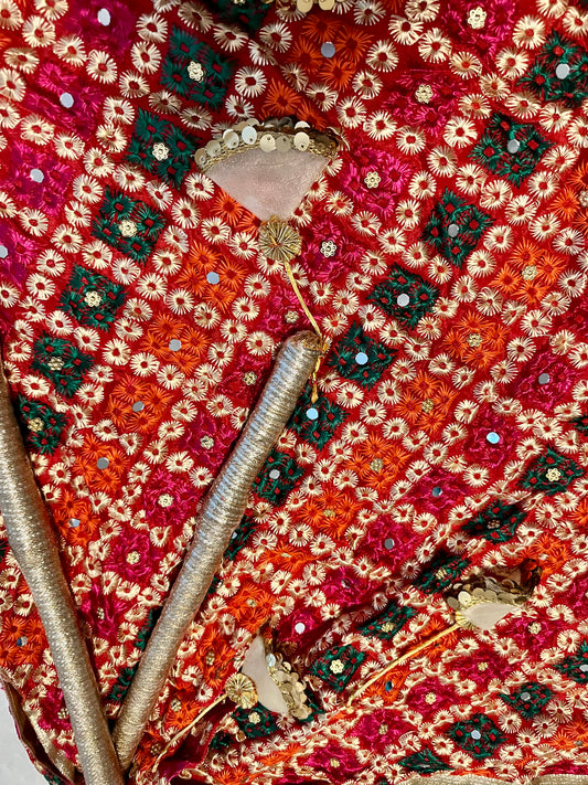Phulkari Entry Chaddar | Maiyan Chunni