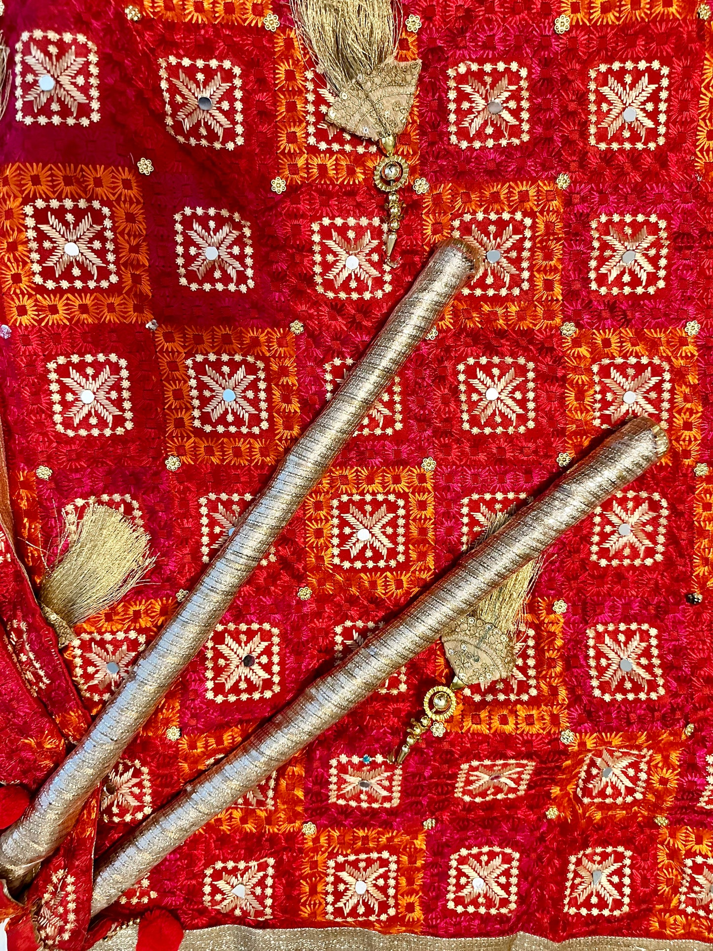 Phulkari Entry Chaddar | Maiyan Chunni