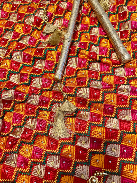 Phulkari Entry Chaddar | Maiyan Chunni