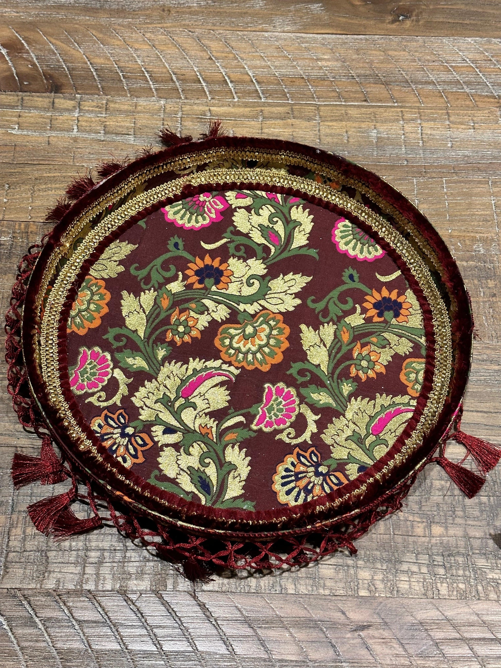 Floral Print Thali Set - Kaur Bridal