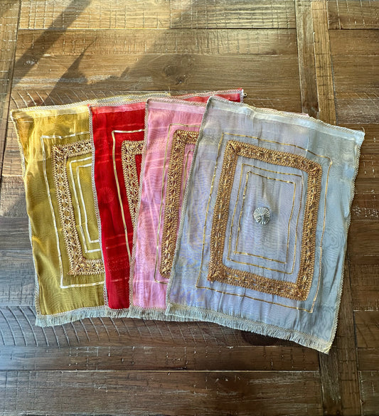 Organza and Gota Saree Suit Bags