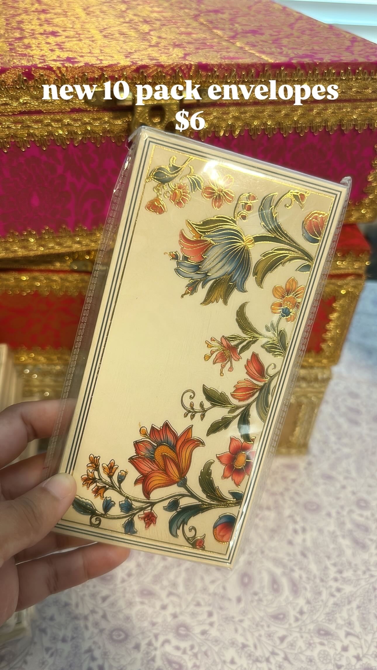 Flower Envelopes - 10 pack