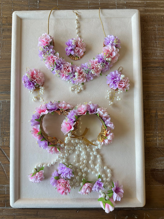 Floral Jewelry- Pastel Purple