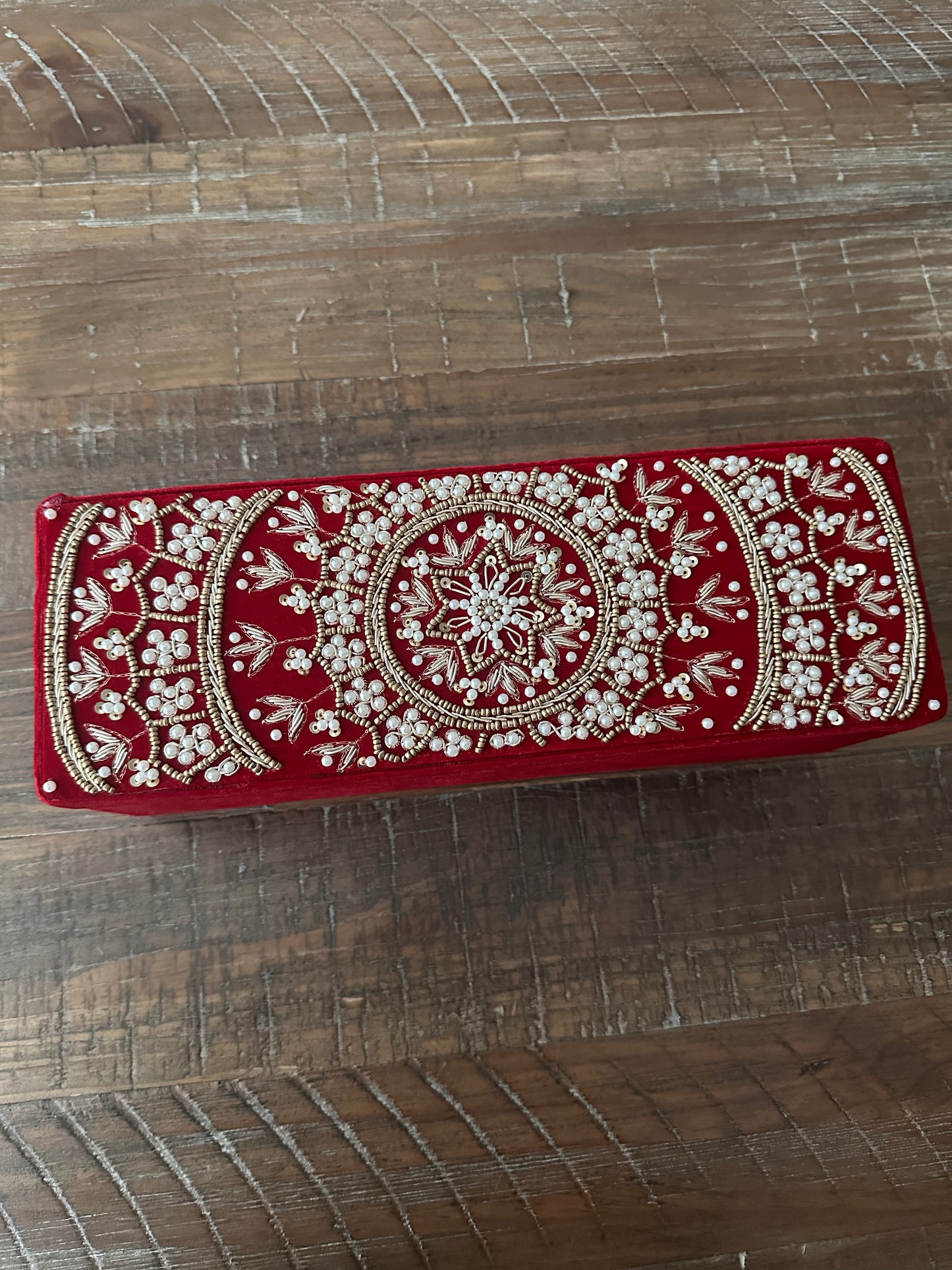 Trousseau Bridal Chooda Box | Velvet Pearl Keepsake