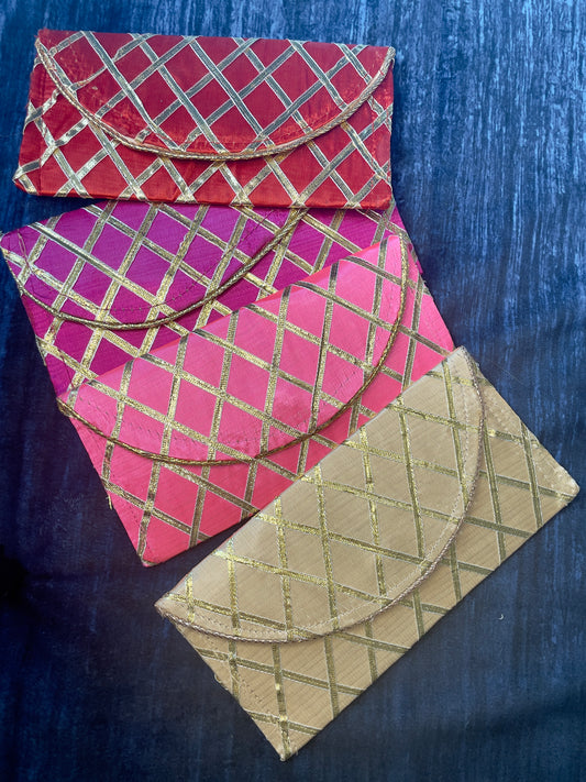 Gold Weave Shagun Envelopes