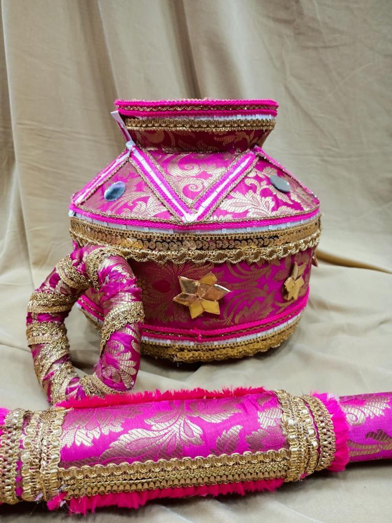 Hot Pink Jaggo Set - Kaur Bridal